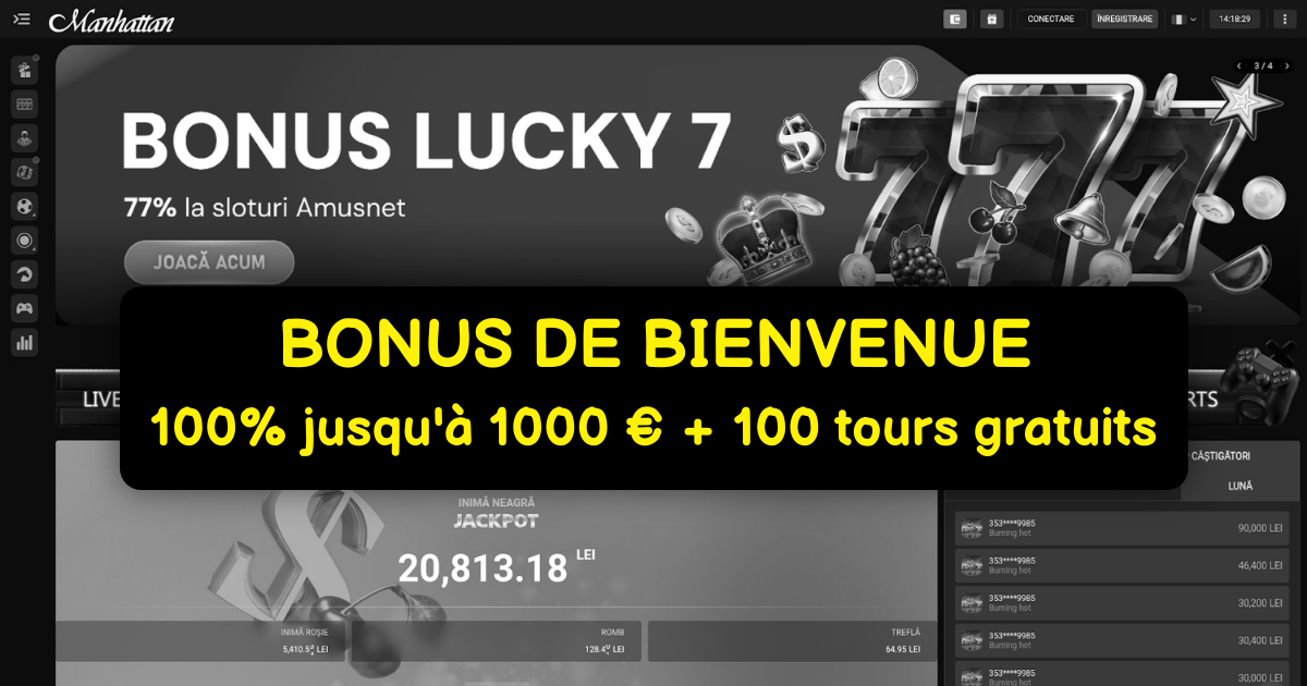 Manhattan Casino France: Bonus de 200€ | Jouez Maintenant